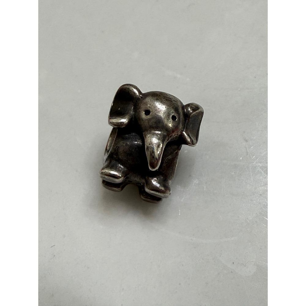 Pandora Elephant Charm 790422 Sterling Silver 925 ALE Retired Animal Bead
